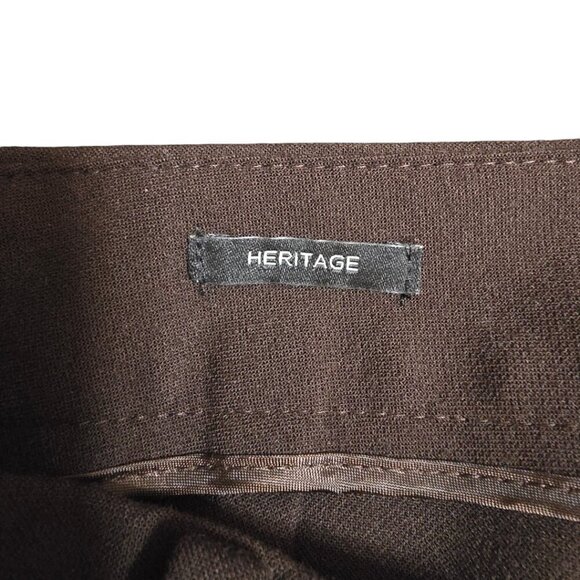 Talbots Heritage Fit High Rise Straight Leg Dress Pants in Coffee Bean Sz 6 - Picture 7 of 9